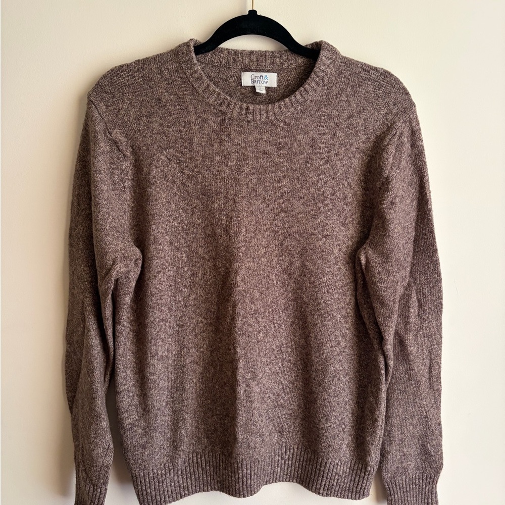 Croft & Barrow Men's Tan Crewneck Sweater